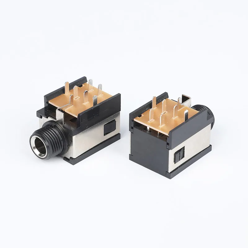 CK6.35-205-7P 6.35mm 7 pin headphone jack socket PCB mount