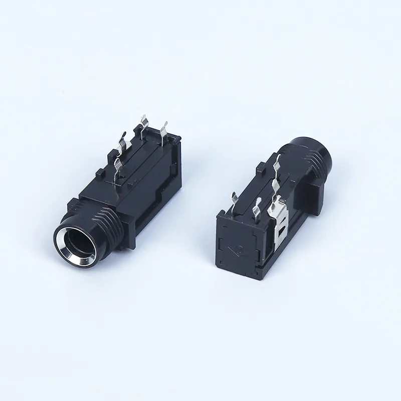 CK6.35-302-4P 6.35mm 4 pin headphone jack socket PCB mount