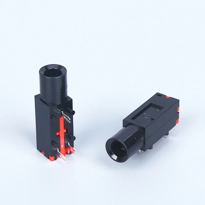 6.35mm 3 pin headphone jack PCB mount socket