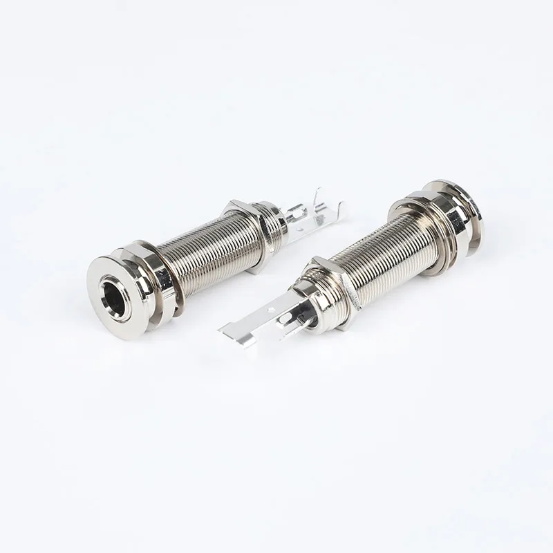 6.35mm 3 pin audio barrel jack panel mount socket