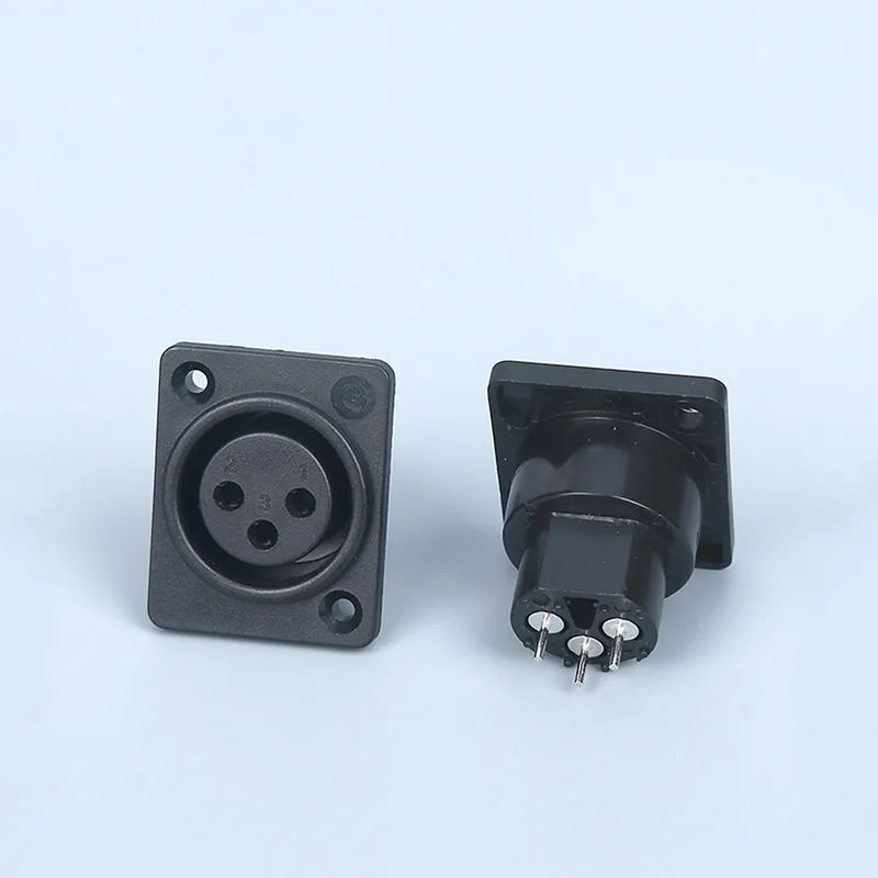 3 pin XLR charging socket panel mount power connector