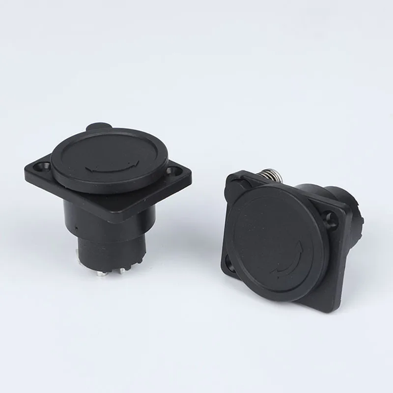 3 pin XLR charging port socket panel mount battery connector