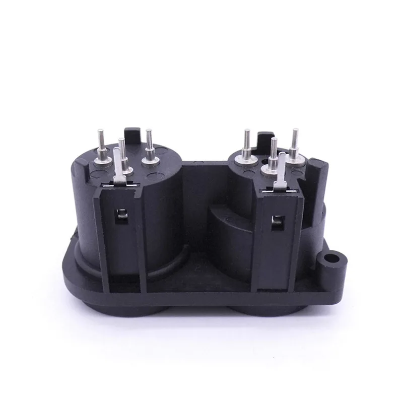 dual 3 pin XLR compact panel mount female connector dual 3 pin XLR compact panel mount female connector