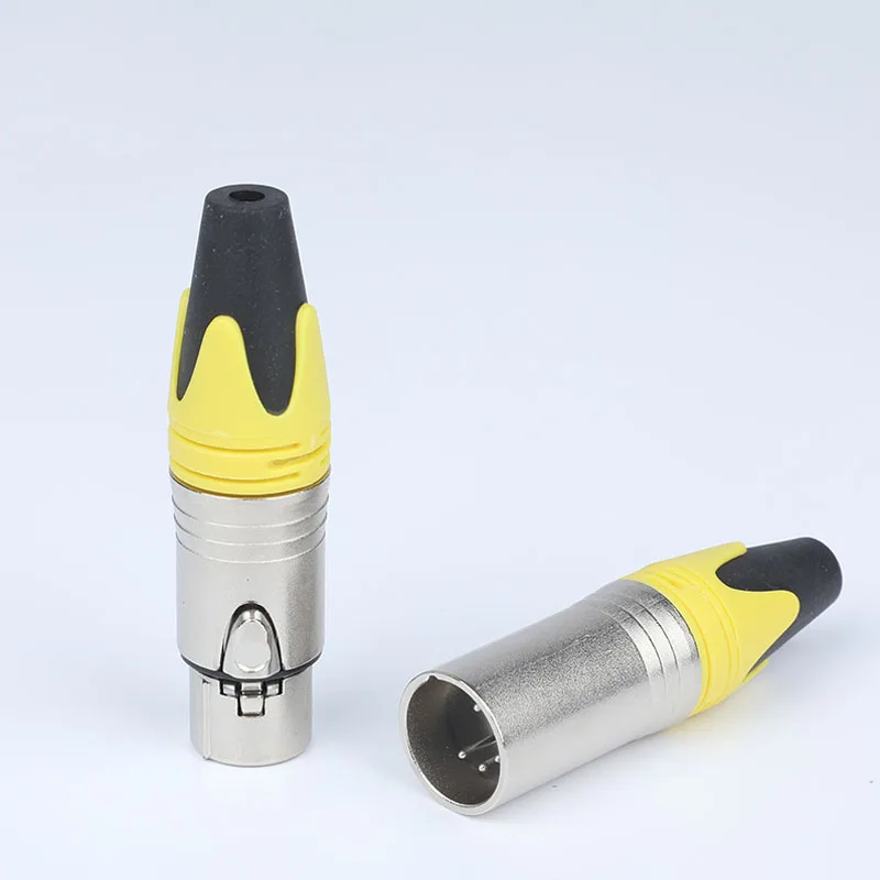 NC5FXX NC5MXX 5 Pin XLR Metal Plug Connector Male Female Cable DMX Audio Connector