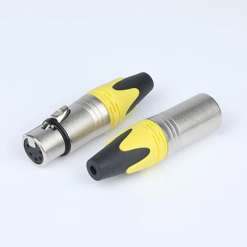 5 pin XLR male female DMX cable connector NC5FXX NC5MXX