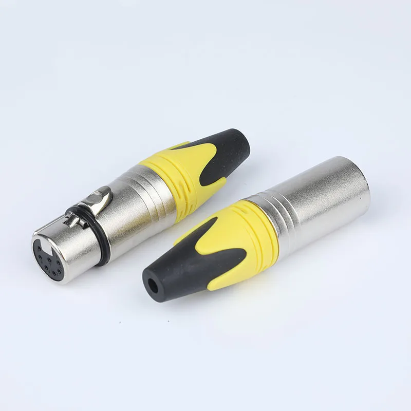 7 pin XLR male female metal cable connector NC7FXX NC7MXX