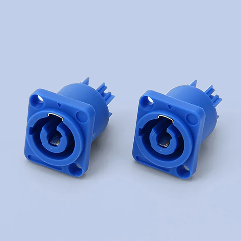 3 pin powercon female panel mount connector 20A 250V