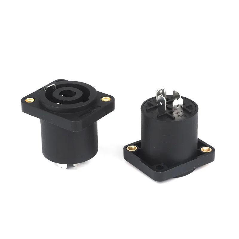 4 pin speakon cable connector locking speaker plug
