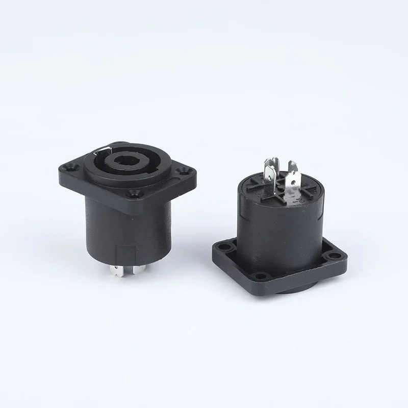 HP-15T 4 pin speakon female chassis panel mount socket