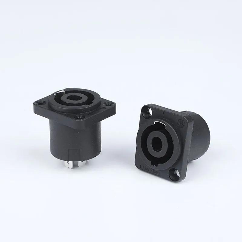 HP-15T 4 pin speakon female chassis panel mount socket