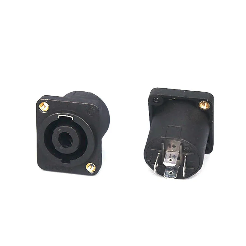 HP-15M3 4 pin speakon female chassis panel mount socket