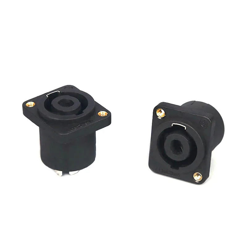 HP-15M3 4 pin speakon female chassis panel mount socket