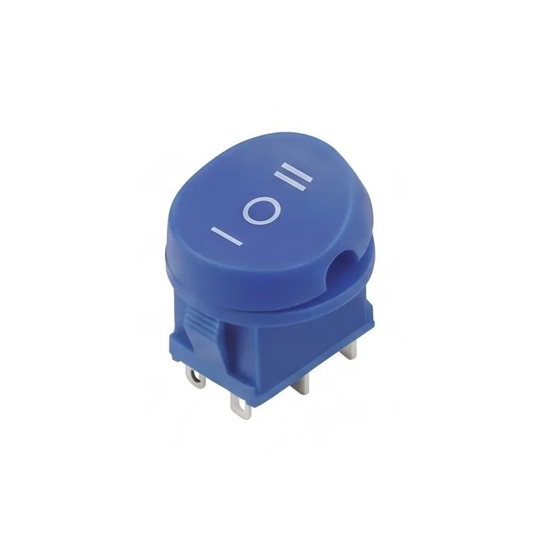 KCD1-108-4 Rocker Switch 6 Pin Dual Circuit ON-OFF-ON Boatlike Power Switch