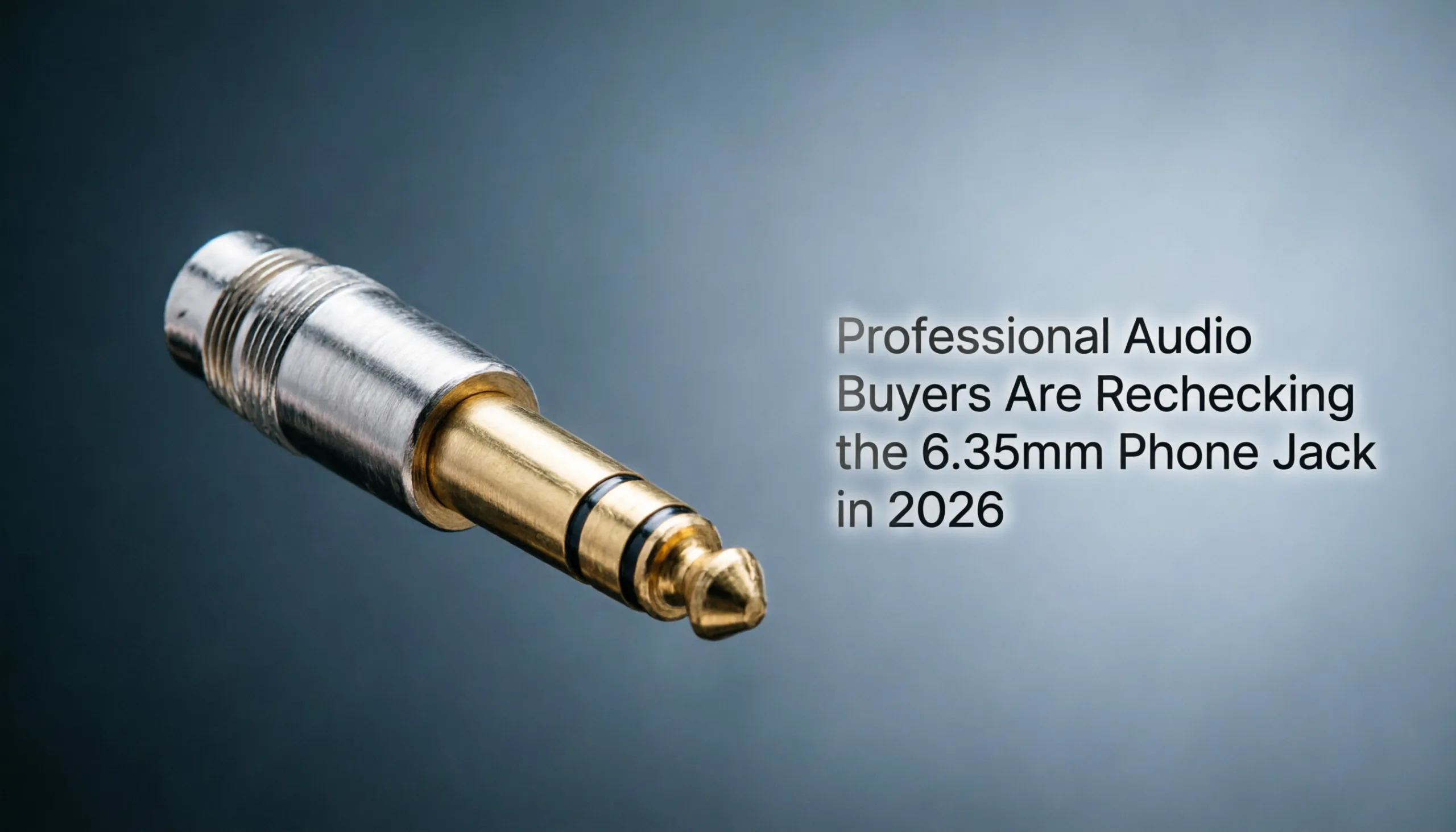 Professional Audio Buyers Are Rechecking the 6.35mm Phone Jack in 2026 - As pro audio equipment buyers plan 2026 projects, the 6.35mm phone jack is getti