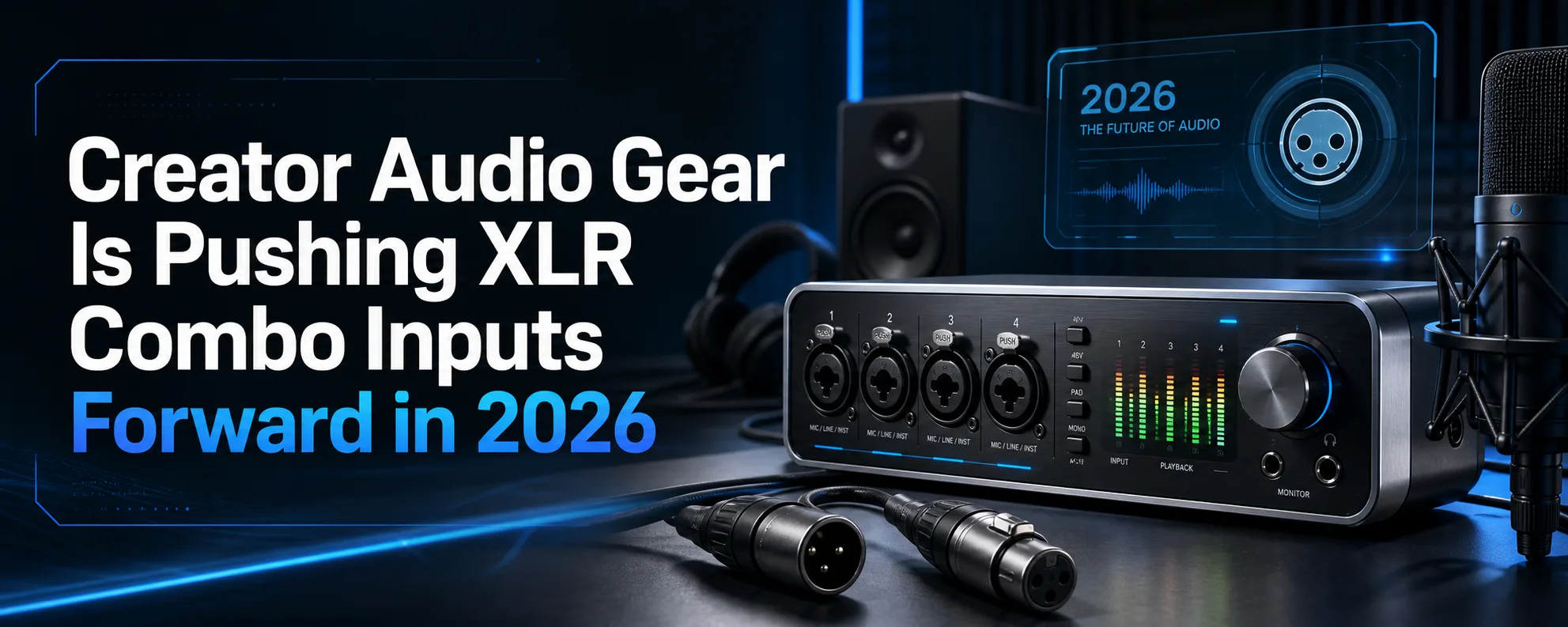Creator Audio Gear Is Pushing XLR Combo Inputs Forward in 2026