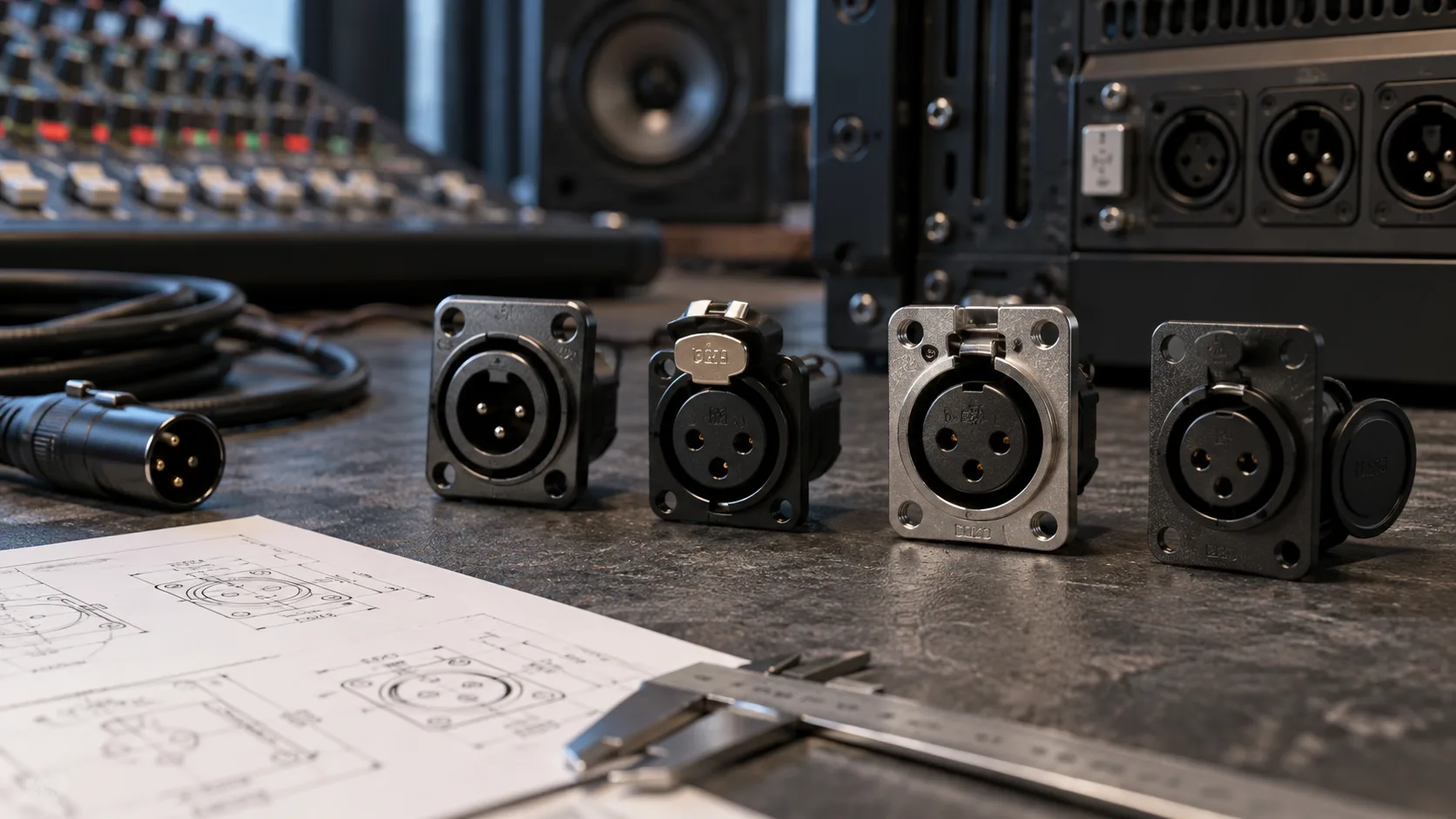 How to Choose a 3 Pin XLR Panel Mount Connector for Audio Equipment