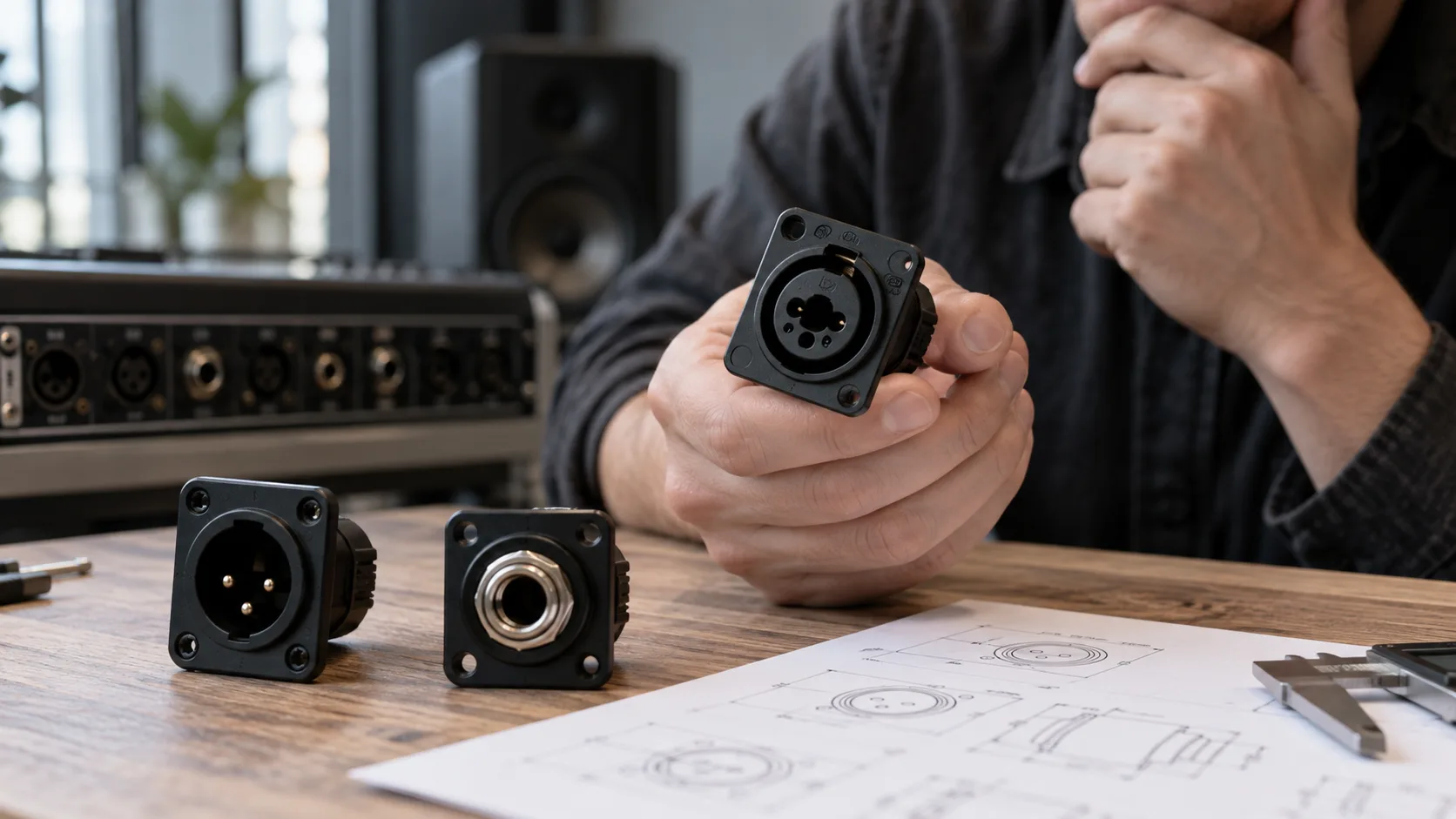XLR and 1/4-Inch Combo Jacks: How to Choose a Panel Socket